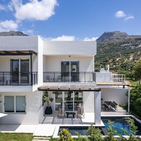 Modern Villa Casa Filo Verde With Private Pool & Bbq,200M From The Beach Plakias Buitenkant foto