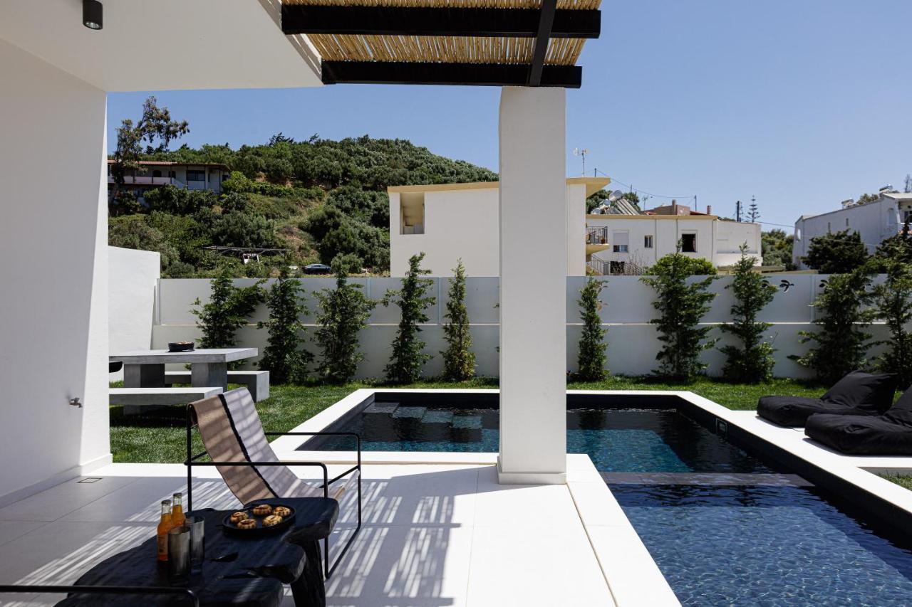 Modern Villa Casa Filo Verde With Private Pool & Bbq,200M From The Beach Plakias Buitenkant foto