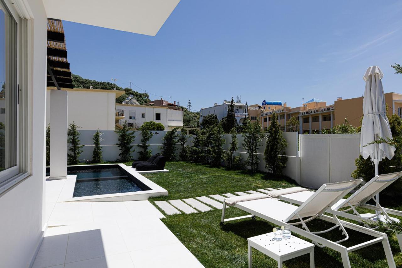 Modern Villa Casa Filo Verde With Private Pool & Bbq,200M From The Beach Plakias Buitenkant foto