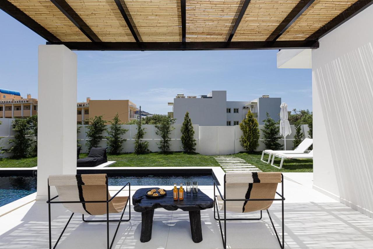 Modern Villa Casa Filo Verde With Private Pool & Bbq,200M From The Beach Plakias Buitenkant foto