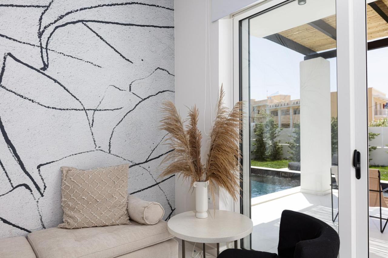 Modern Villa Casa Filo Verde With Private Pool & Bbq,200M From The Beach Plakias Buitenkant foto
