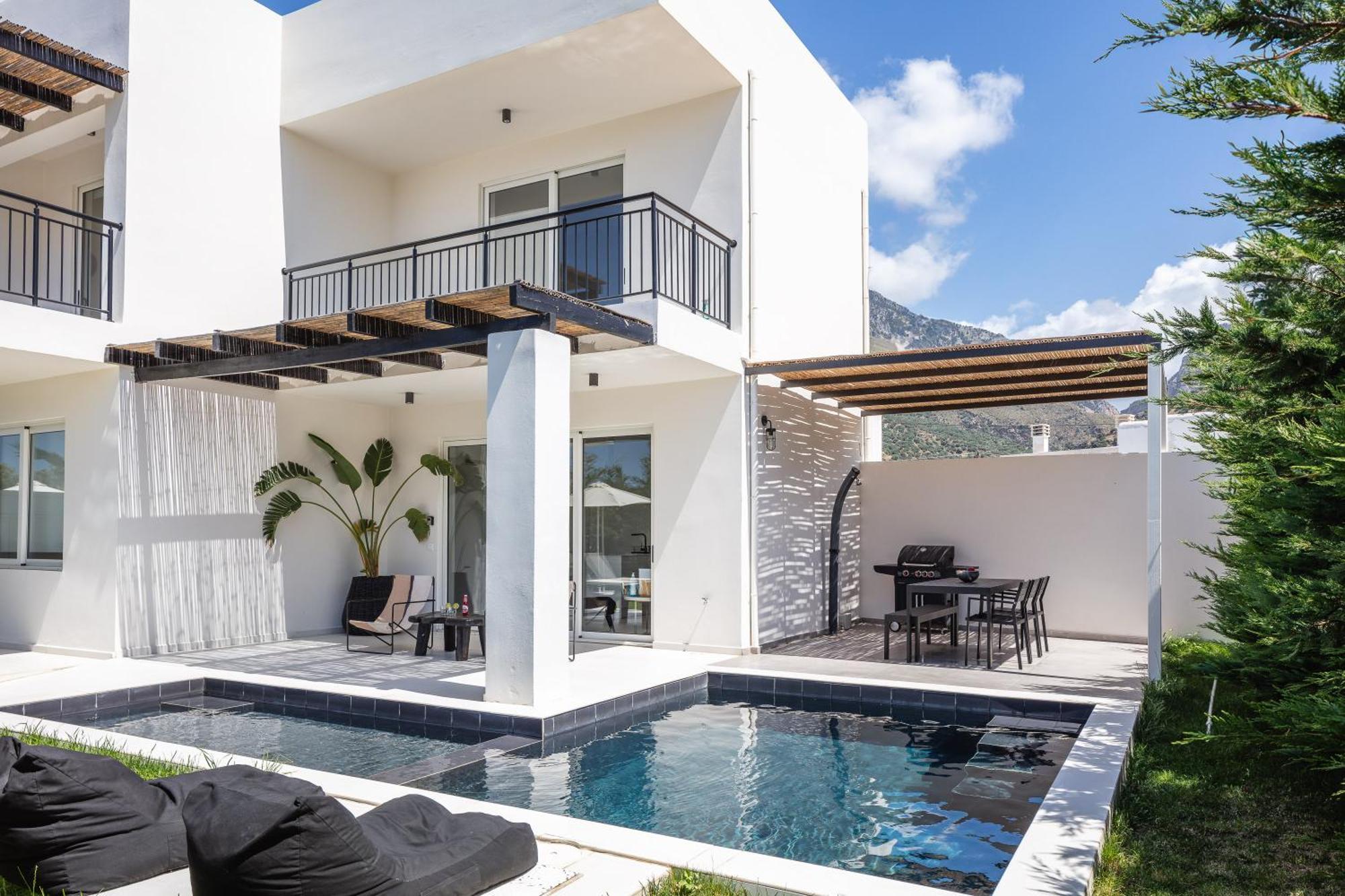 Modern Villa Casa Filo Verde With Private Pool & Bbq,200M From The Beach Plakias Buitenkant foto