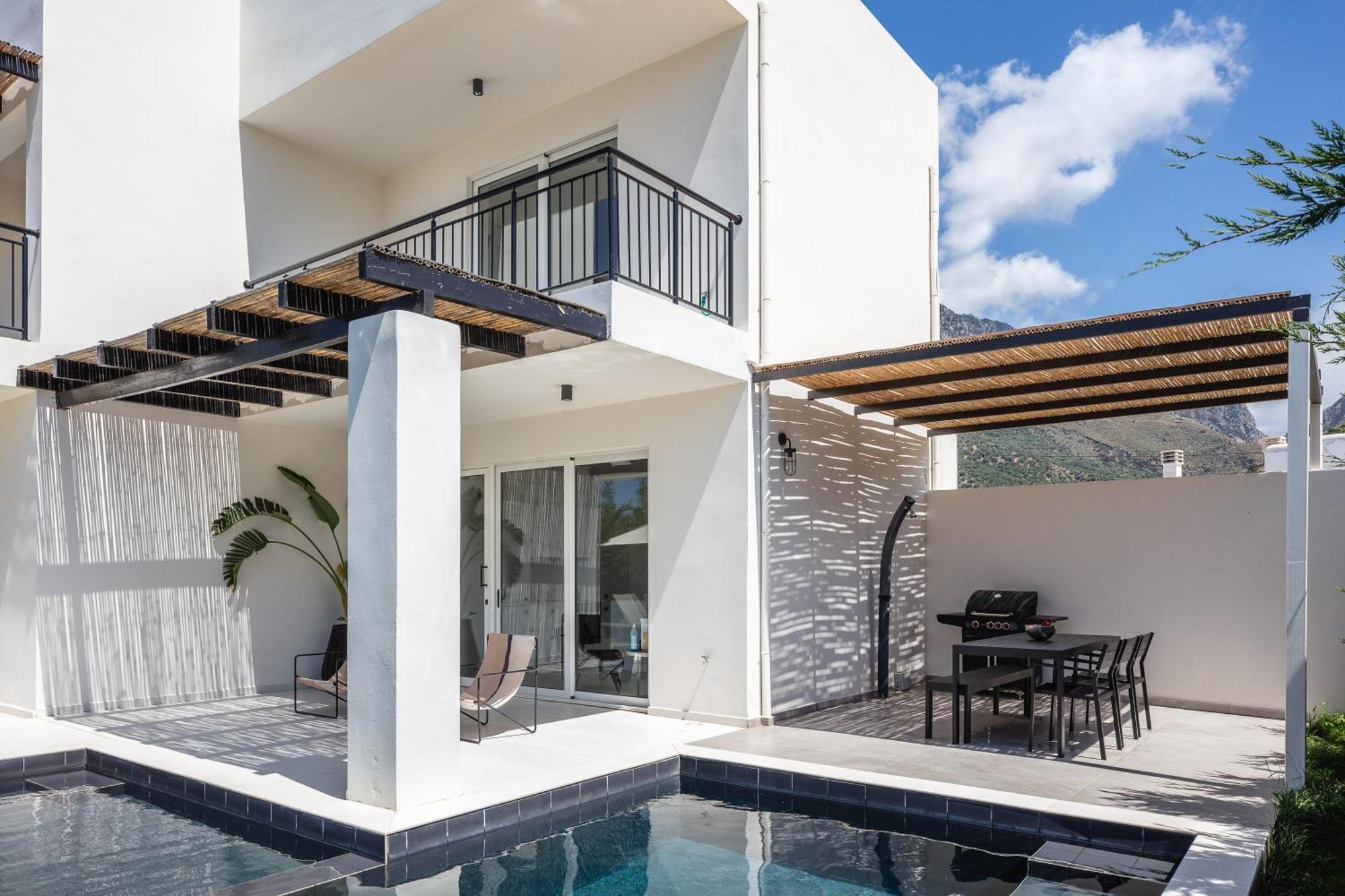 Modern Villa Casa Filo Verde With Private Pool & Bbq,200M From The Beach Plakias Buitenkant foto