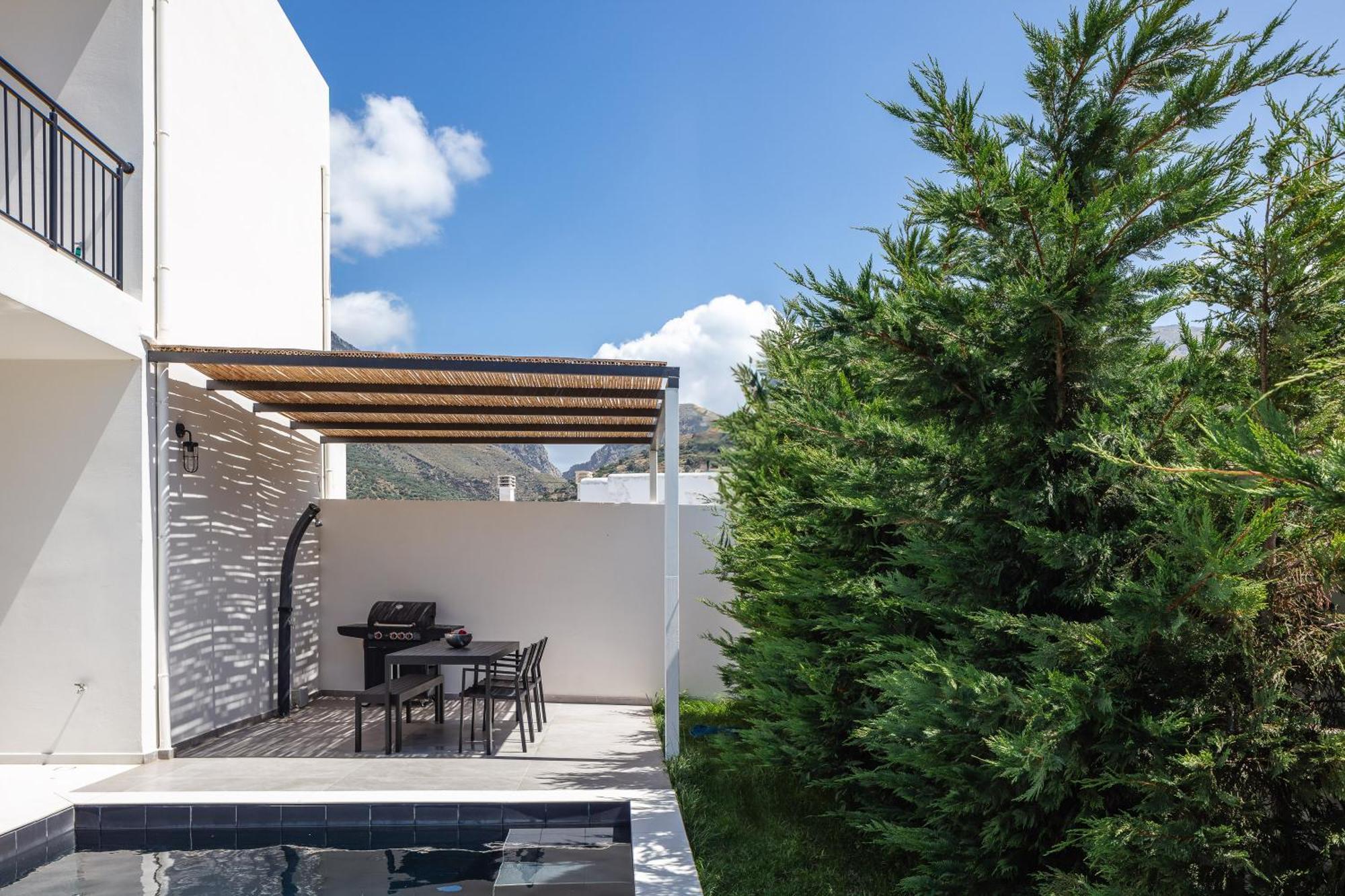 Modern Villa Casa Filo Verde With Private Pool & Bbq,200M From The Beach Plakias Buitenkant foto